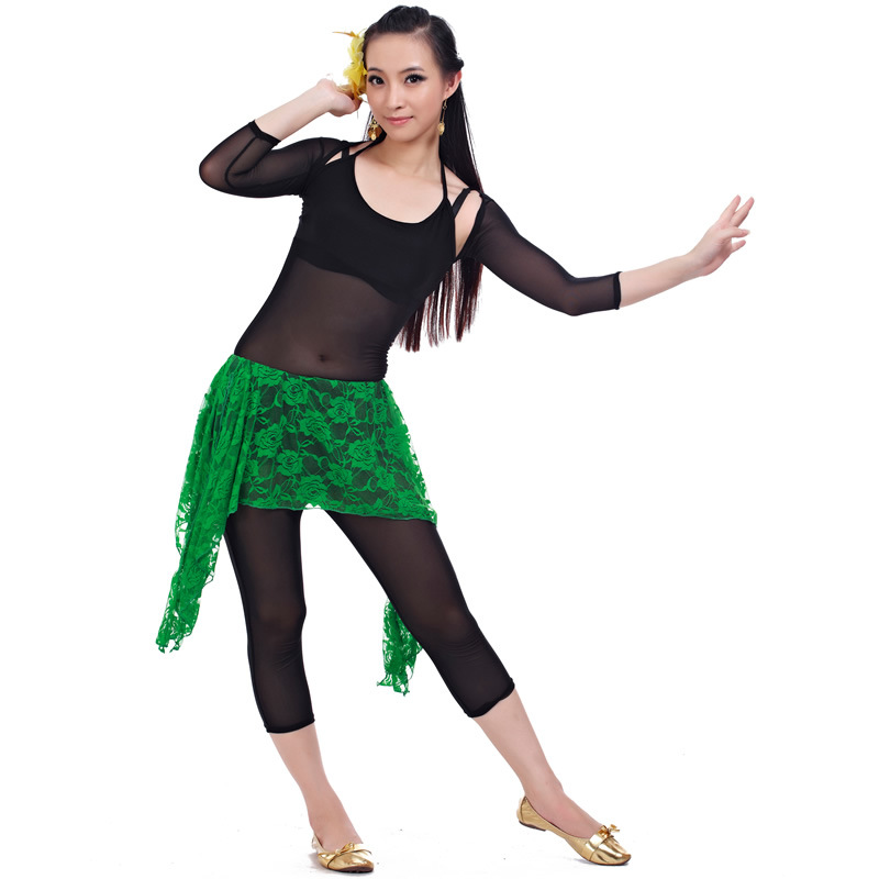 Dancewear lace Belly Dance Performance Hip Scarf For Ladies